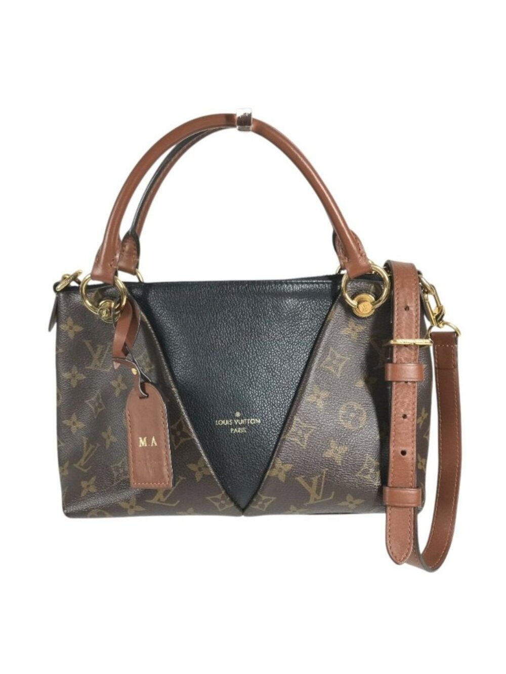 Louis Vuitton Shoulder Bag Tote BB Monogram Canvas Brown